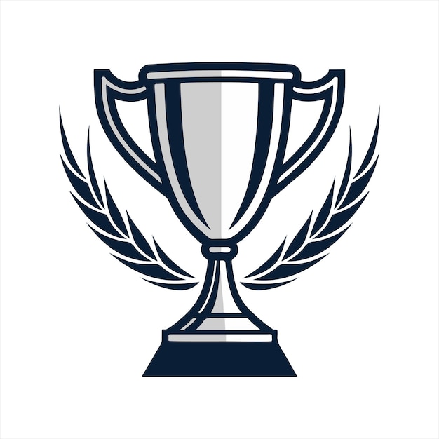 trophy with laurel wreath ideal for sports awards and recognition