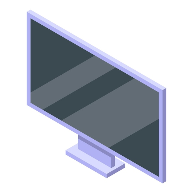 tv lounge icon isometric of tv lounge vector icon for web design isolated on white background