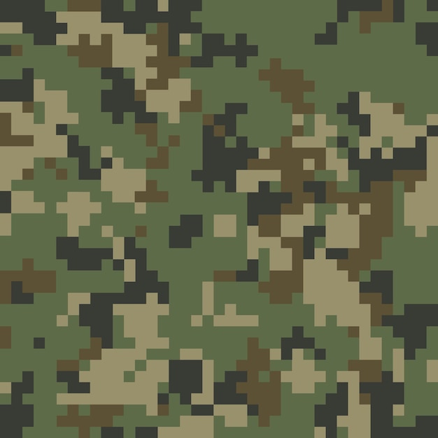 Ukraine camouflage MM 14. Pixel seamless military pattern texture olive colors. Abstract masking