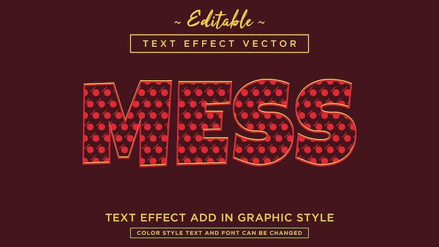 unique and cool pattern style text effect fully editable