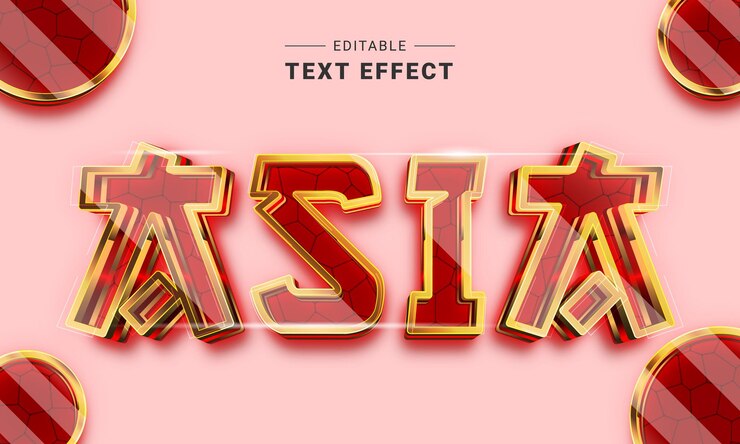 Vektor upravitelný textový efekt pro illustrator