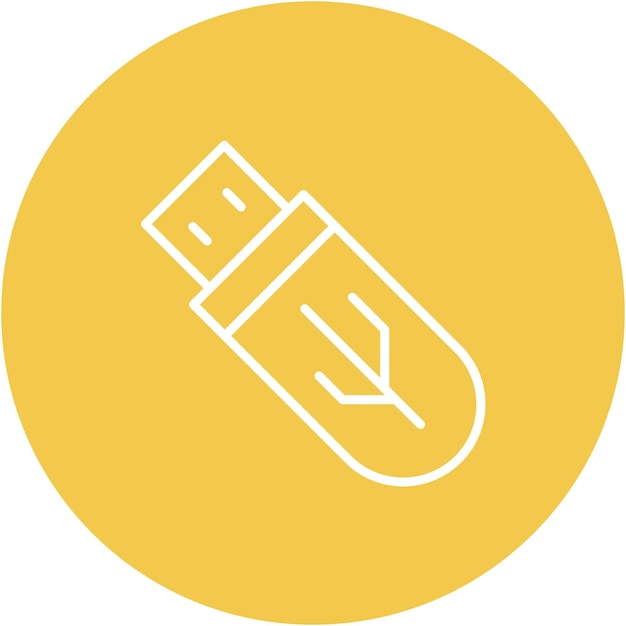 USB Vector Illustration Style