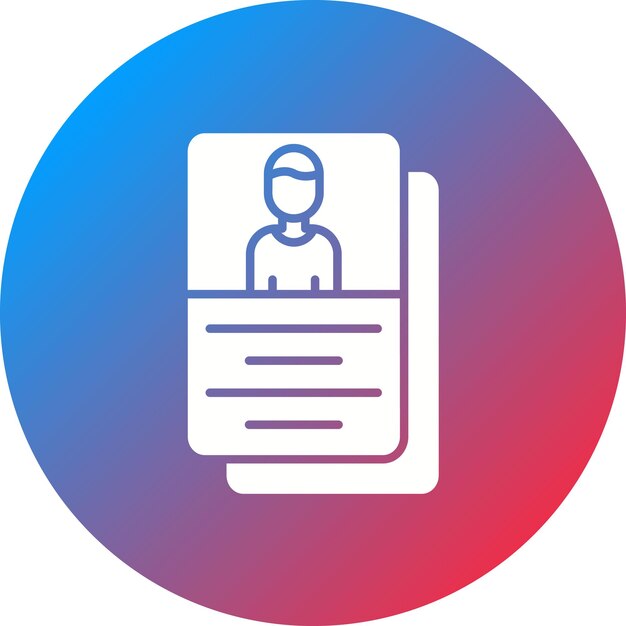 user persona icon vector image can be used for ux and ui