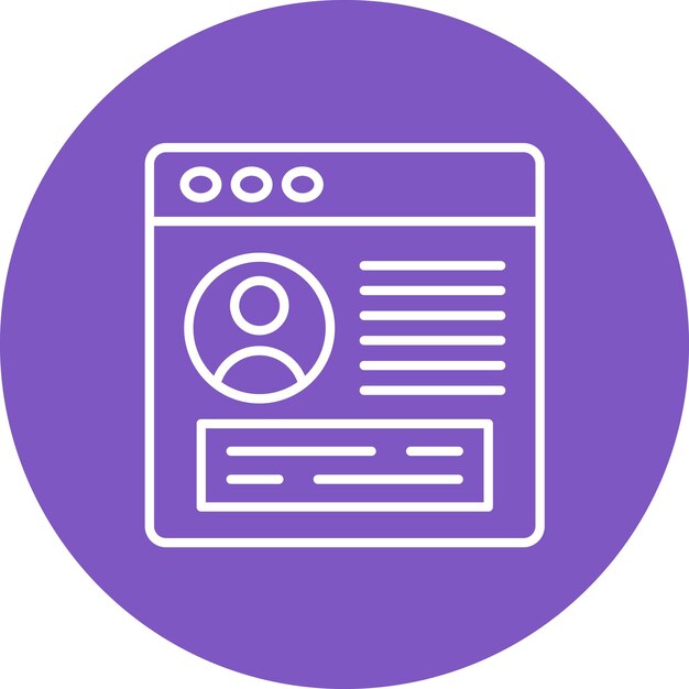User Profile icon vector image Can be used for User Experience