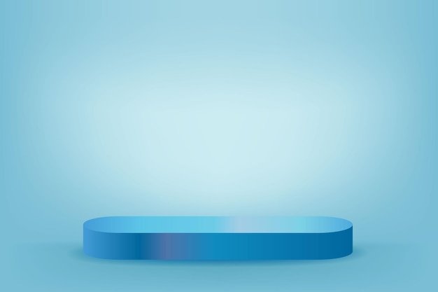vector 3d scene with podium and abstract background podium for cosmetic product presentation