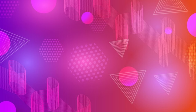 vector abstract wave line colorful landing page flat background vector design
