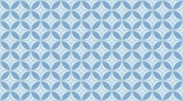 Vector Blue Geometric Pattern Background