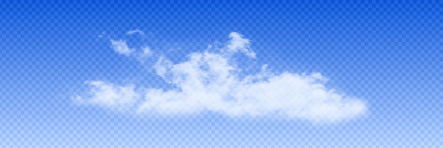 vector cloud on a transparent background