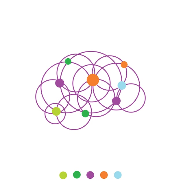 vector creative brain illustration