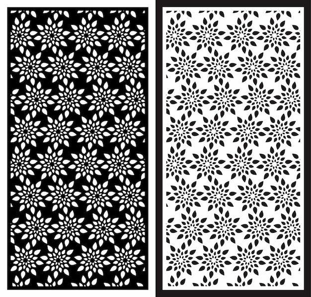 vector cutting laser motif abstract pattern