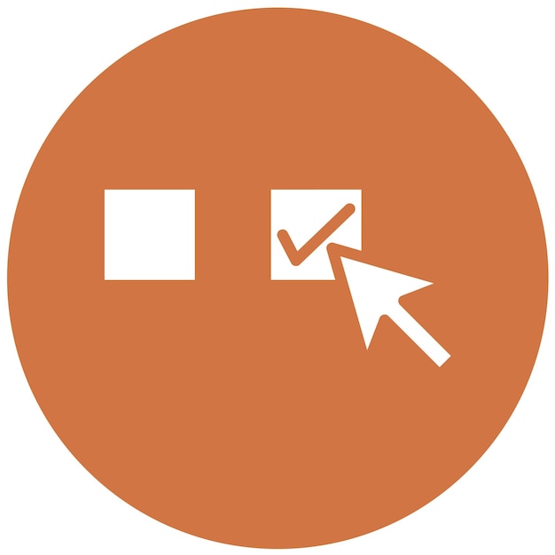 Vector Design Active Pointer Icon Style