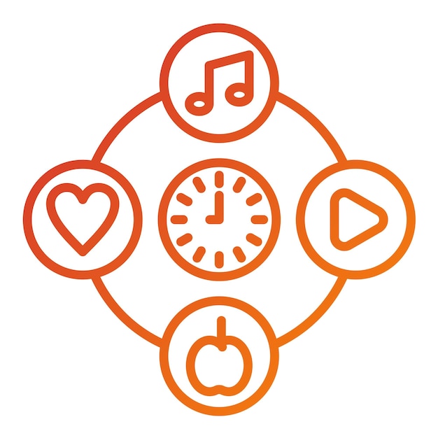 Vector Design Activity Icon Style