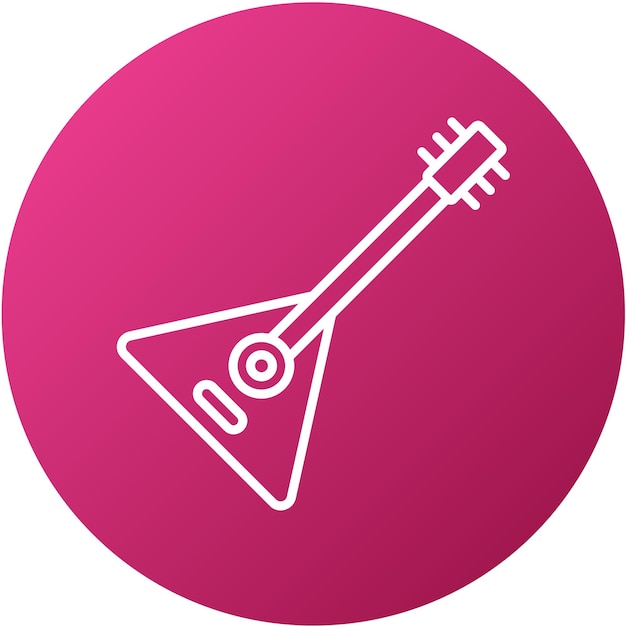 Vector Design Balalaika Icon Style