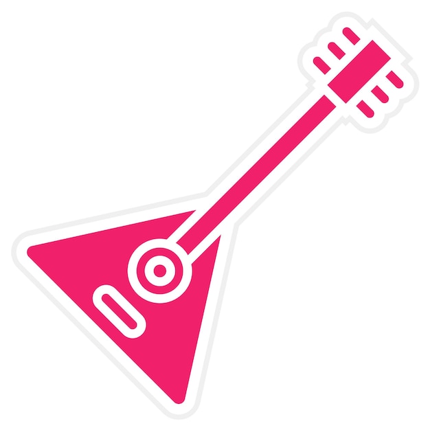 Vector Design Balalaika Icon Style