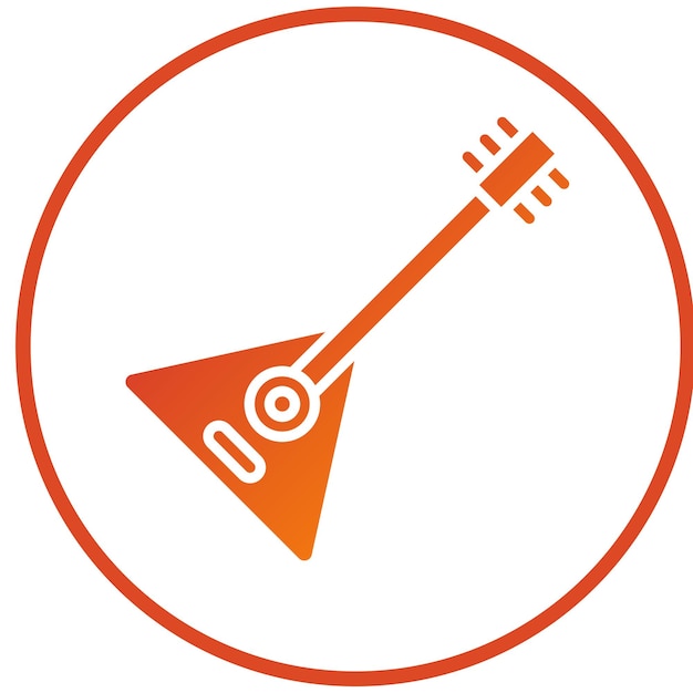 Vector Design Balalaika Icon Style
