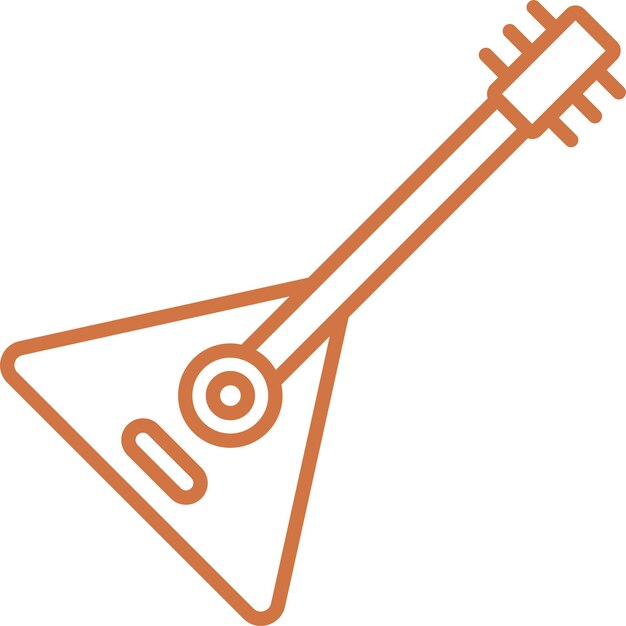 Vector Design Balalaika Icon Style
