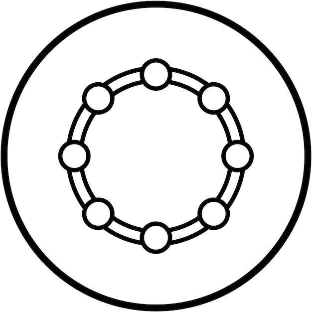 Vector Design Beads Icon Style
