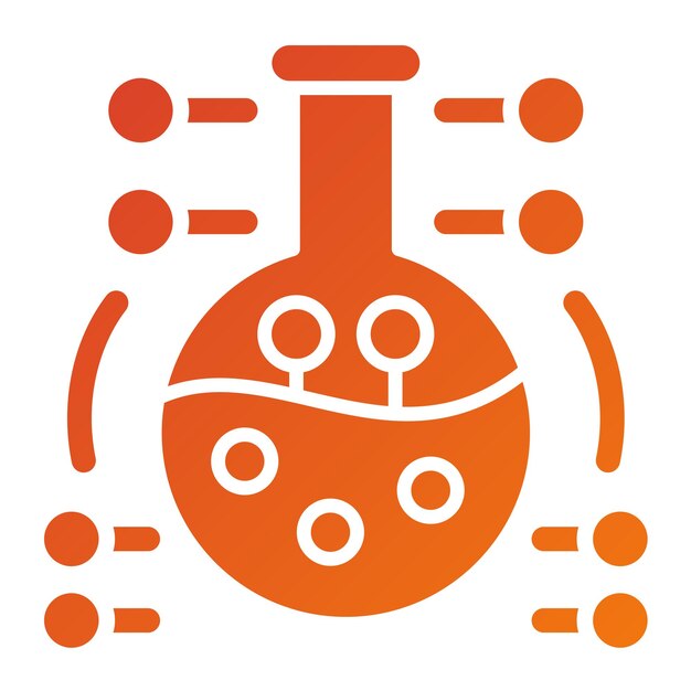 Vector Design Biotech Icon Style