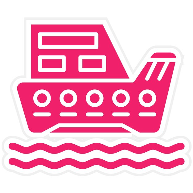Vector Design Boat Icon Style