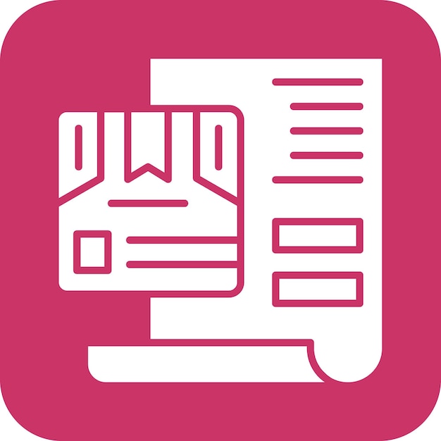 Vector Design Box List Icon Style