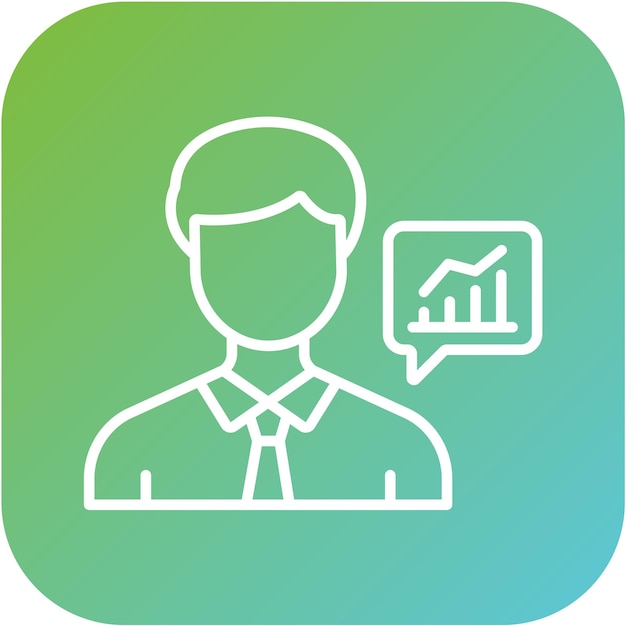 Vector Design Broker Icon Style