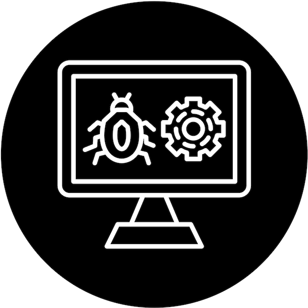 Vector Design Bug Fixes Icon Style