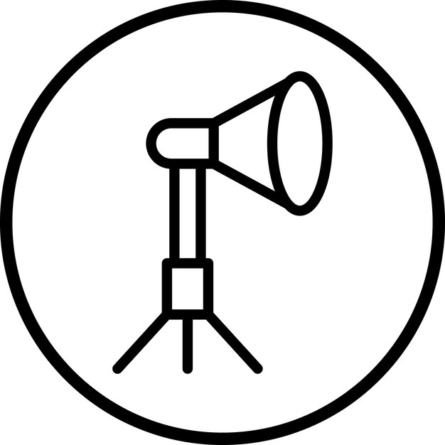 Vector Design Camera Reflector Icon Style
