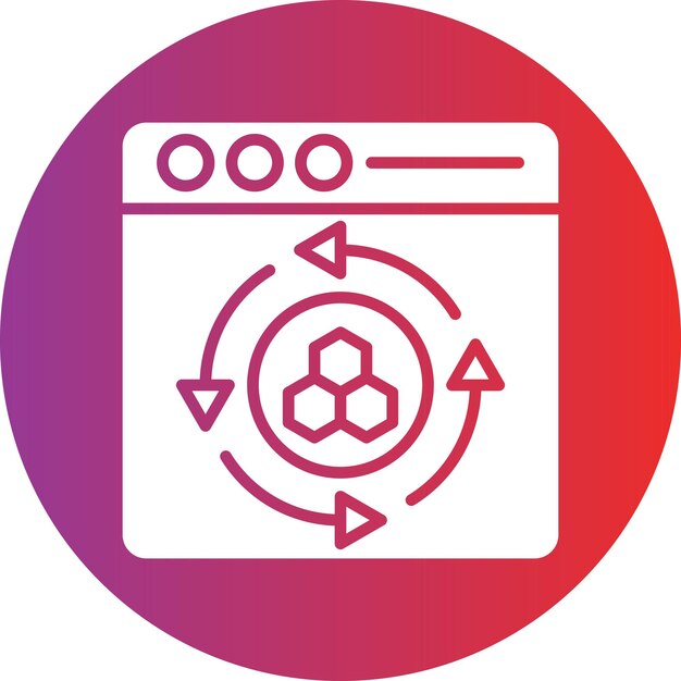 Vector Design Cell Reprogramming Icon Style