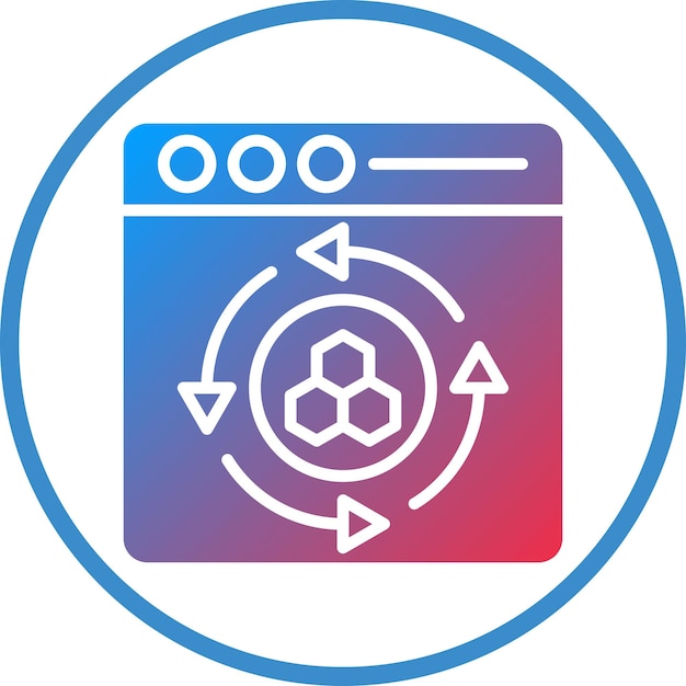 Vector Design Cell Reprogramming Icon Style