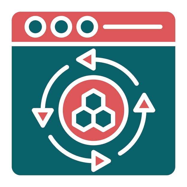 Vector Design Cell Reprogramming Icon Style