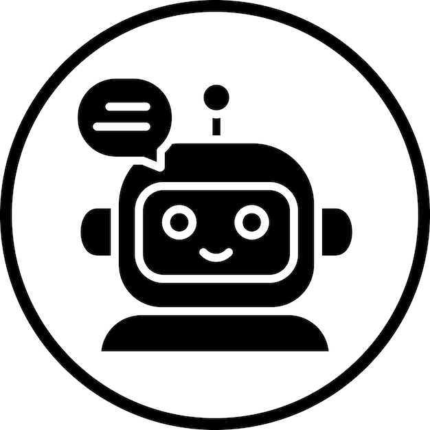 Vector Design Chatbot Icon Style
