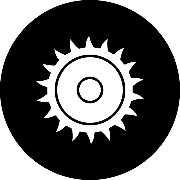 Vector Design Circular Saw Icon Style