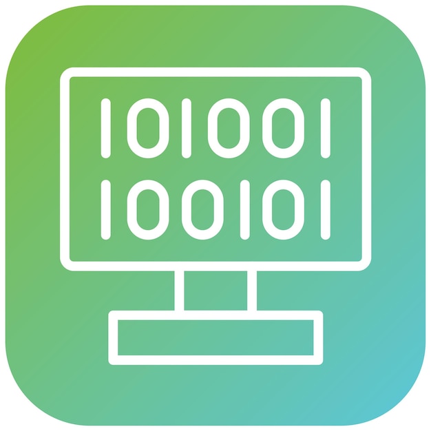 Vector Design Code Crypt Icon Style