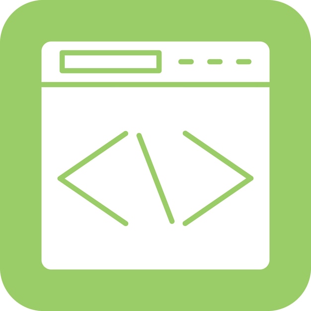 vector design coding icon style