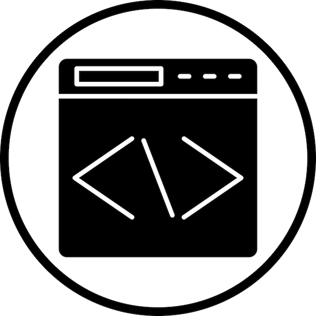 vector design coding icon style