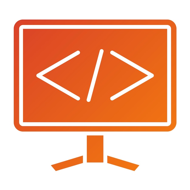 vector design coding icon style