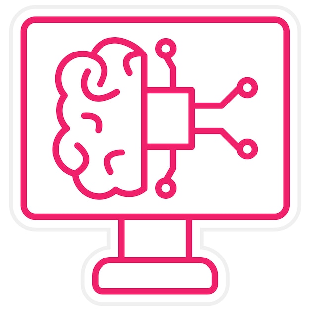 Vector Design Computer Science Icon Style