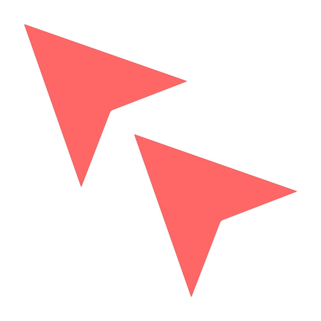 vector design cursor indicator icon style