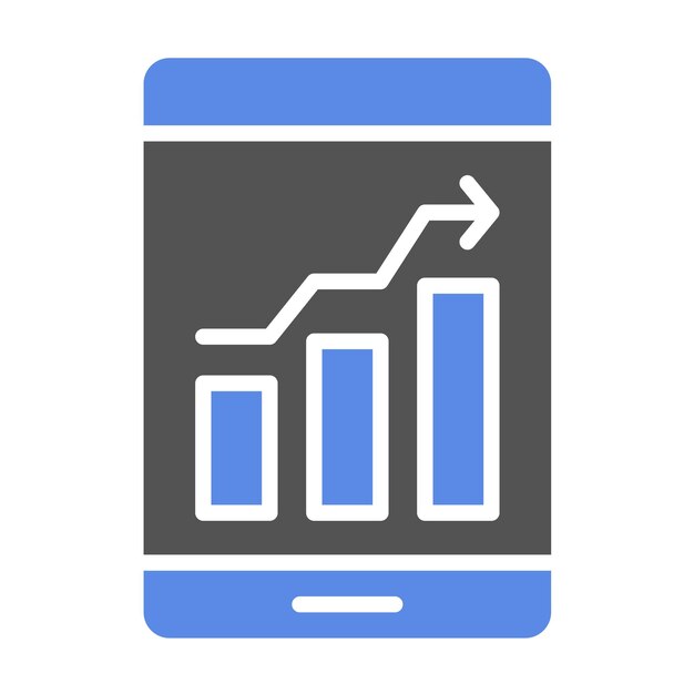 vector design data analytics icon style