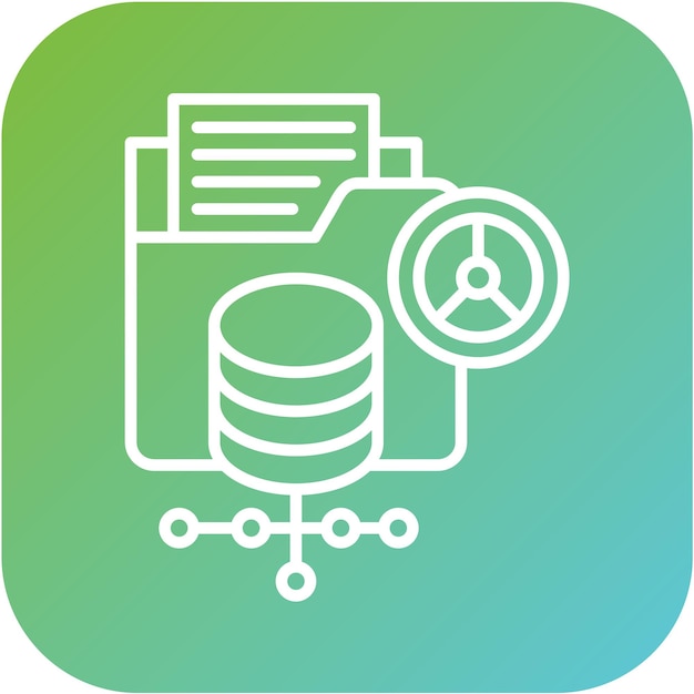 vector design data controller icon style