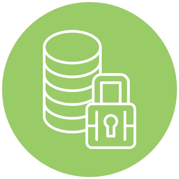 Vector Design Data Security Icon Style