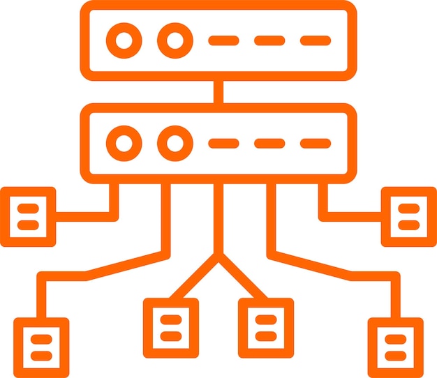 vector design data structure icon style