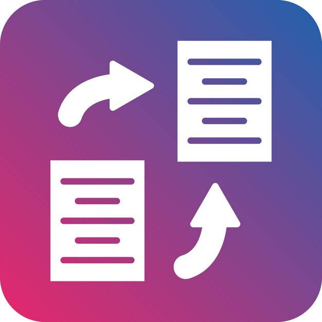 Vector Design Data Transfer Icon Style