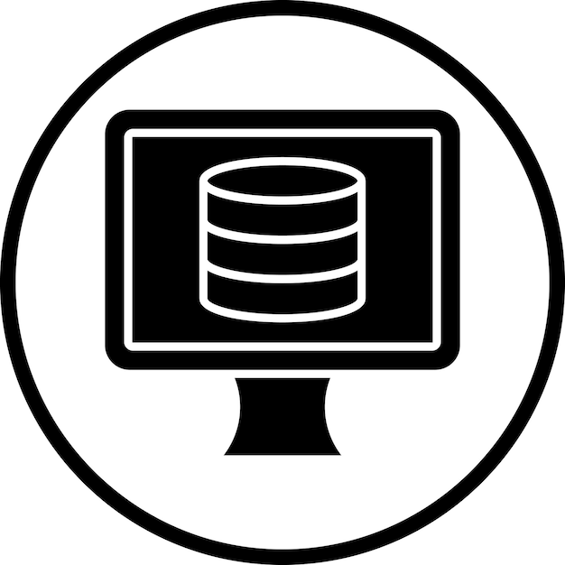 Vector Design Database Icon Style