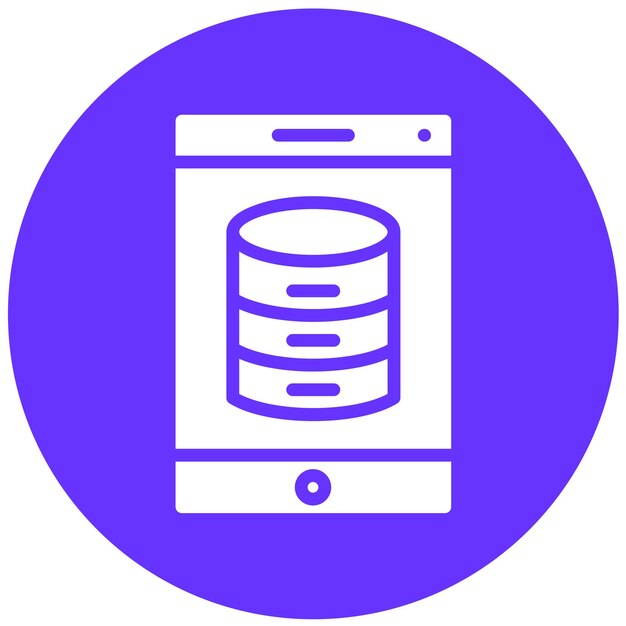 Vector Design database Icon Style
