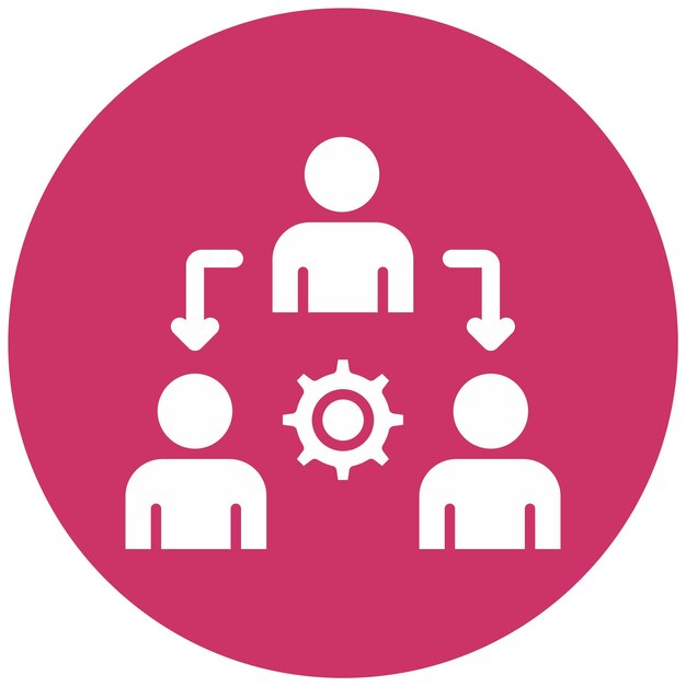 Vector Design Delegate Icon Style