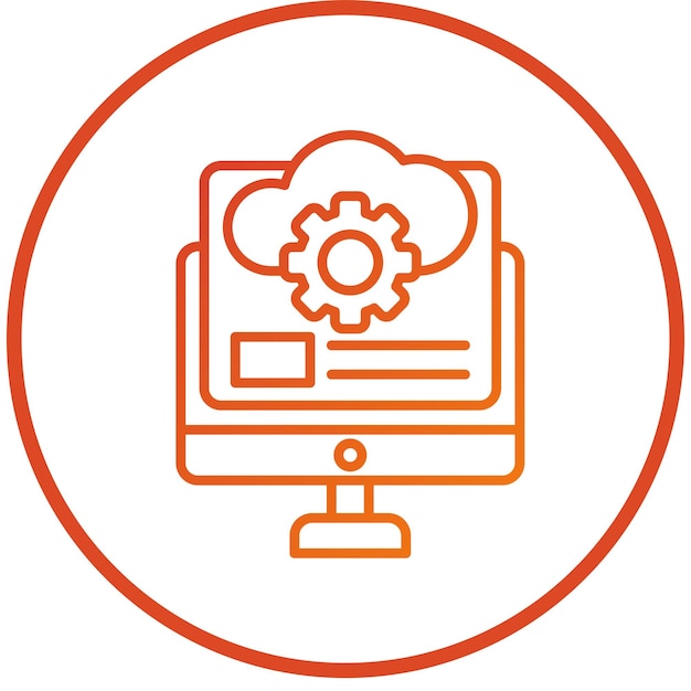 Vector Design Digital Platform Icon Style