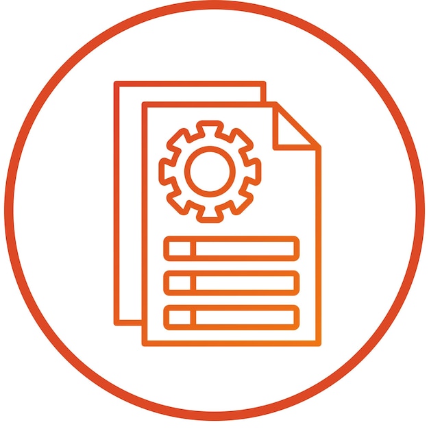 vector design documentation icon style