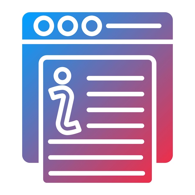 vector design documentation portal icon style