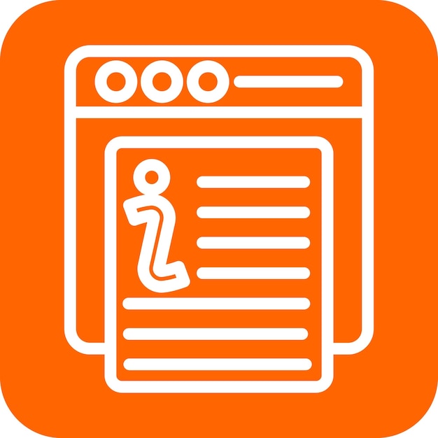 vector design documentation portal icon style